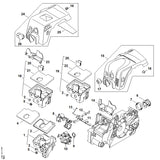 STIHL 1130-120-0608 Carburateur C1Q-S152E positie 10 technische tekening