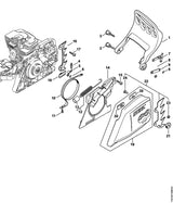 STIHL 1140-790-6101 Combibout P6 positie 3 technische tekening