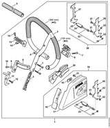 STIHL Elbow connector OEM 11407915500 technical drawing position 8