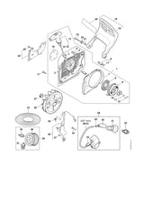 STIHL 0000-998-0623 Knieveer positie 29 technische tekening