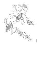 STIHL 1141-084-0700 Klinknagel positie 4 technische tekening