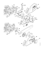 STIHL MA020071002 Set positie 1 technische tekening