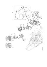 STIHL 1142-120-0607 Carburateur 1142/07 positie 10 technische tekening