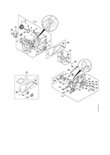 STIHL 1142-020-2903 Carter lagers positie 11 technische tekening