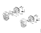 STIHL 1143-149-0603 Uitlaatdemperpakking positie 5 technische tekening