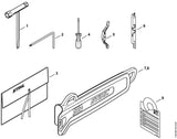 STIHL 1145-890-1400 Gereedschapsset positie -1 technische tekening