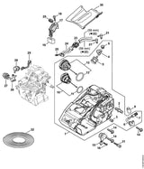 STIHL 1146-790-9901 AV-rubber positie 15 technische tekening