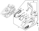 STIHL 1146-640-1701 Kettingtandwieldeksel positie 1 technische tekening