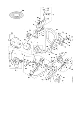 STIHL 1141-791-6100 Kraagbout positie 50 technische tekening