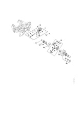 STIHL 0000-997-5611 Trekveer positie 17 technische tekening
