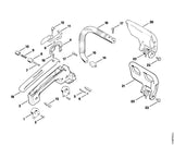 STIHL 0000-997-0607 Drukveer positie 9 technische tekening
