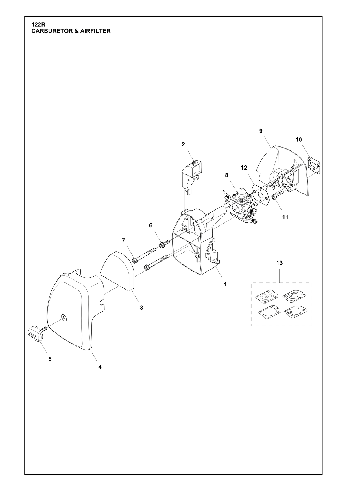 Husqvarna 525548501 onderdelentekening - positie 12