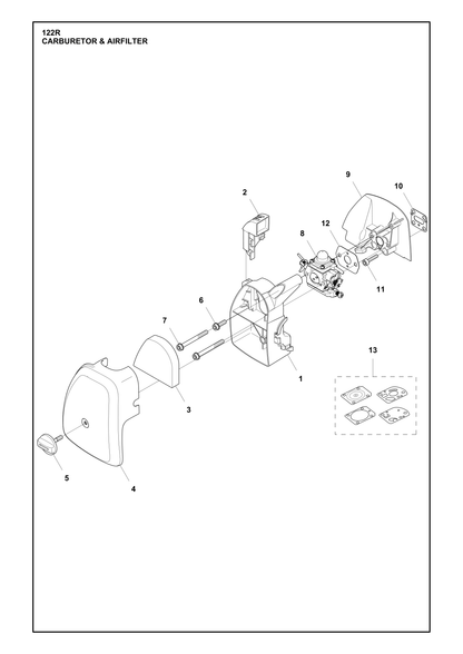 Husqvarna 525548501 onderdelentekening - positie 12