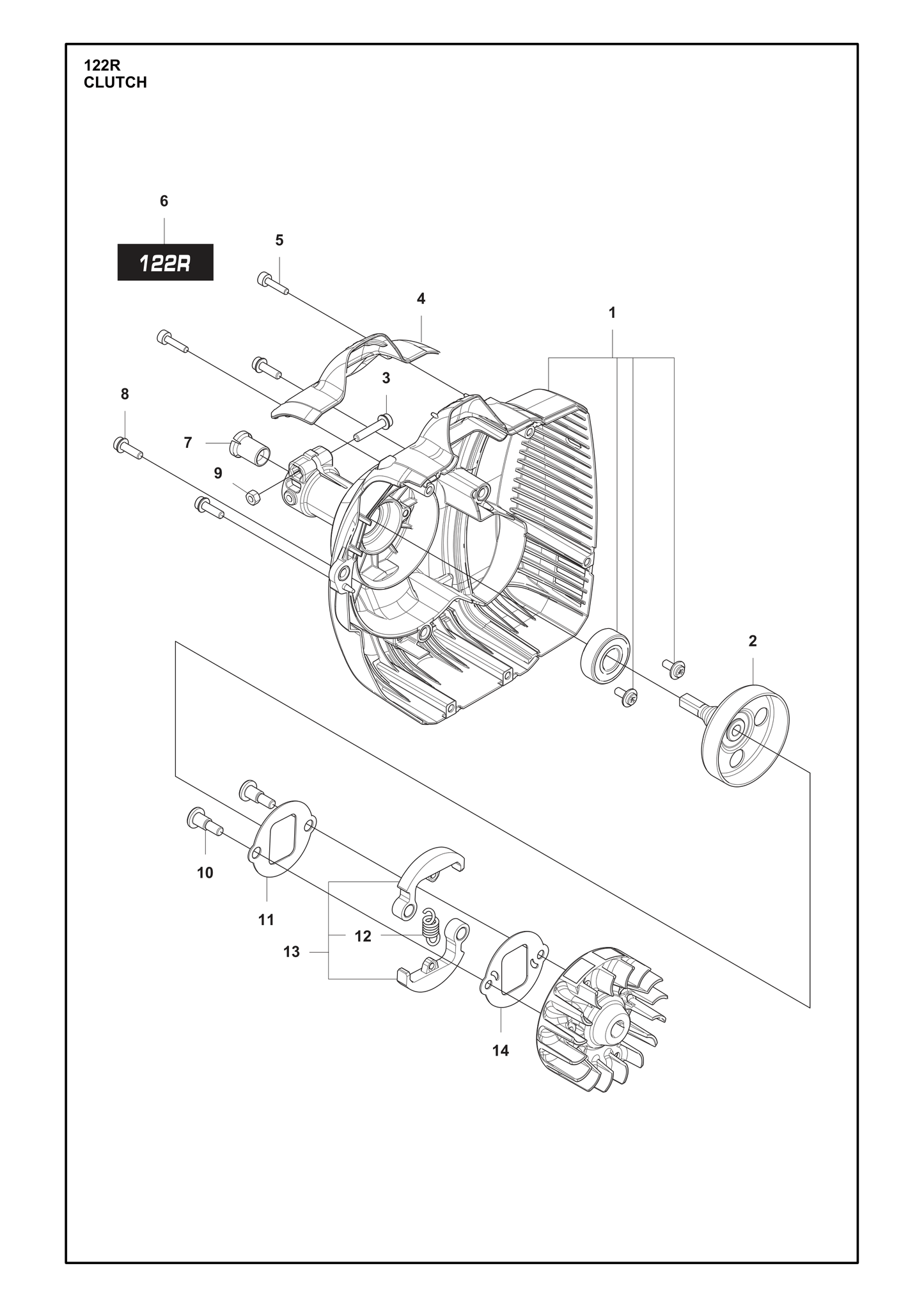 Husqvarna 503842902 onderdelentekening - positie 10