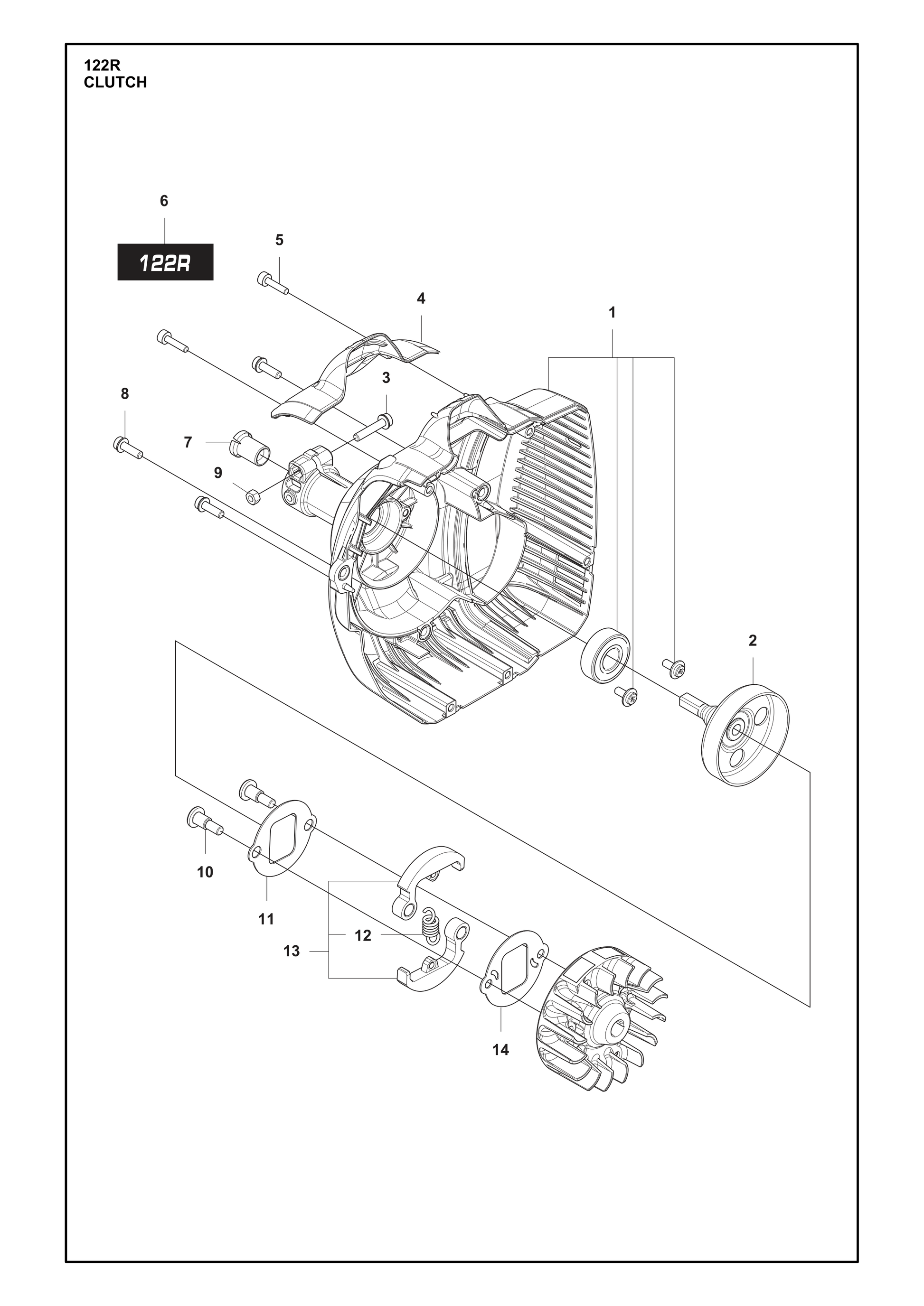 Husqvarna 503842902 onderdelentekening - positie 10