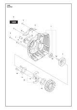 Husqvarna 578426602 onderdelentekening - positie 2