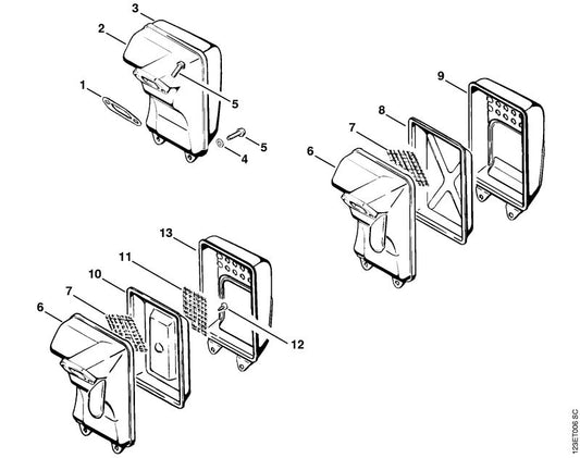 STIHL 9291-021-0120 ring 5,3 positie 4 technische tekening