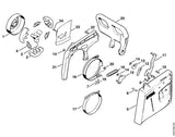 STIHL 1117-162-5225 Bout positie 8 technische tekening