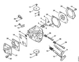 STIHL 1122-122-3200 Knieveer positie 13 technische tekening