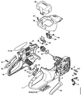 STIHL 1250-435-2101 Knieveer positie 12 technische tekening
