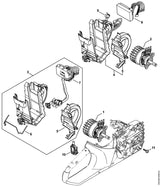 STIHL 1251-600-0200 E-motor positie 2 technische tekening