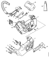 STIHL 1252-435-2400 Schakelhefboom positie 3 technische tekening