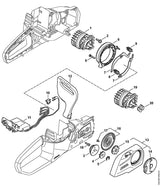 STIHL 1254-160-5000 Hefboom positie 7 technische tekening