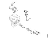 STIHL 0000-997-0715 Drukveer positie 4 technische tekening