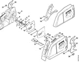 STIHL 1124-664-0506 Velkam positie 25 technische tekening