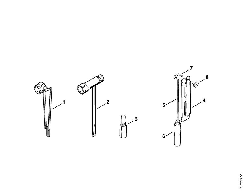 STIHL 1120-007-1064 Carb. membraanset WT positie -1 technische tekening