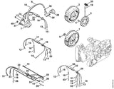 STIHL 1128-400-1214 Vliegwiel positie 1 technische tekening