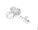 STIHL 9646-945-0355 O-ring 6,1x1,6 positie 5 technische tekening