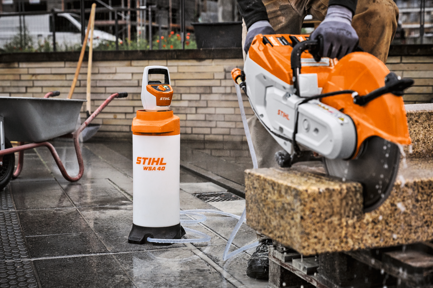 STIHL TSA 500 B Accu Doorslijper Incl. Accu's en Diamant Doorslijpschijf