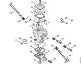 STIHL 1129-007-1060 Carb. membraanset positie -1 technische tekening
