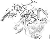 STIHL 0000-989-0814 Doorvoerrubber tegen regen positie 27 technische tekening