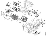 STIHL 1129-122-3300 Aansluitstuk positie 16 technische tekening