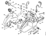STIHL 0000-997-0227 Drukveer positie 10 technische tekening