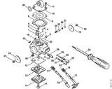 STIHL 4116-129-0902 Pakking positie 13 technische tekening