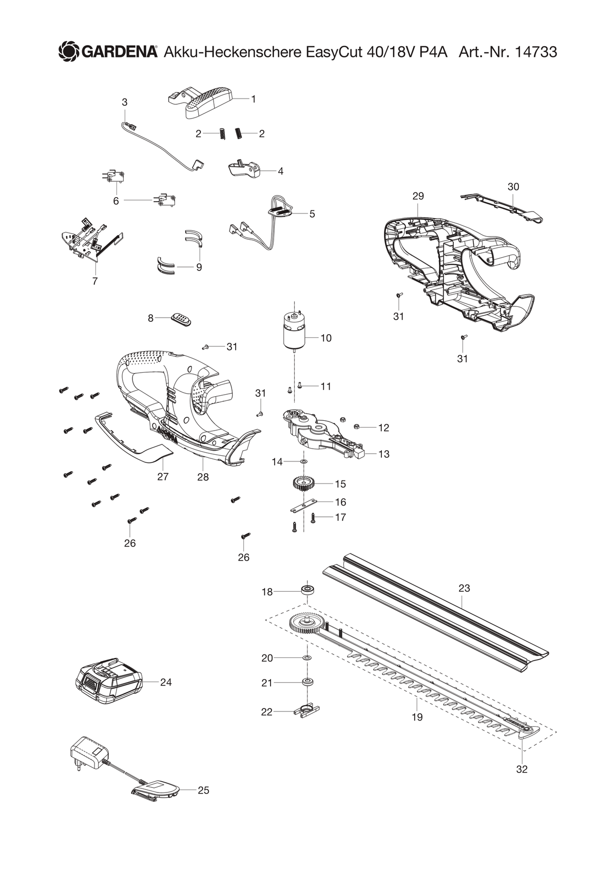 Husqvarna 588644901 onderdelentekening - positie 12