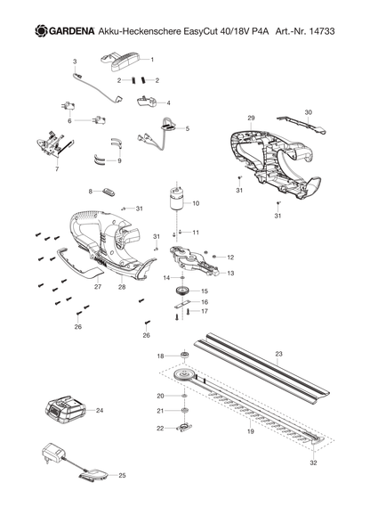 Husqvarna 588644901 onderdelentekening - positie 12