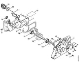 STIHL 1121-020-2125 Carter positie 1 technische tekening