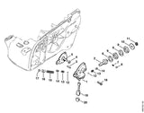 STIHL 0000-997-0336 Drukveer positie 13 technische tekening