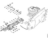 STIHL 0000-998-0811 Knieveer positie 3 technische tekening