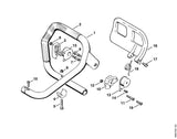 STIHL 0000-951-2905 Lenskopbout positie 17 technische tekening