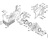 STIHL 0000-951-0601 Zeskantbout M6 positie 2 technische tekening
