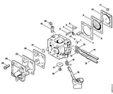 STIHL 1113-121-4800 Pompmembraan positie 22 technische tekening