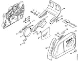 STIHL 0000-955-0903 Moer M10 positie 17 technische tekening