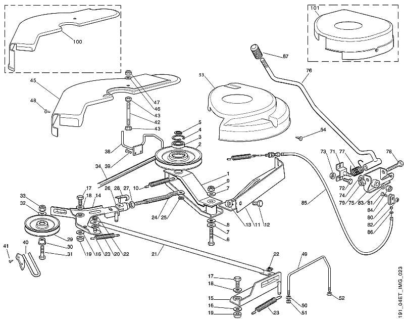 STIHL 6125-700-4401 verstelstuk positie 24 technische tekening