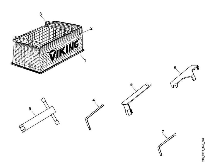 STIHL 6903-700-3110 frame positie 3 technische tekening