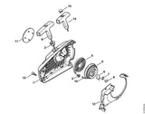 STIHL 1137-967-1500 Typeplaatje MS 192 T positie 11 technische tekening